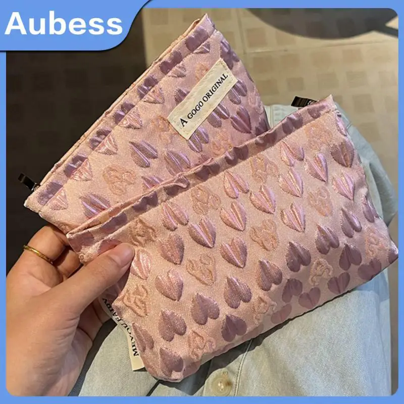 

For Girls Cosmetic Bags Pink/black Storage Bags 3d Lipstick Pouch Portable Storage Tools Multifunctional Storage Pouch Small