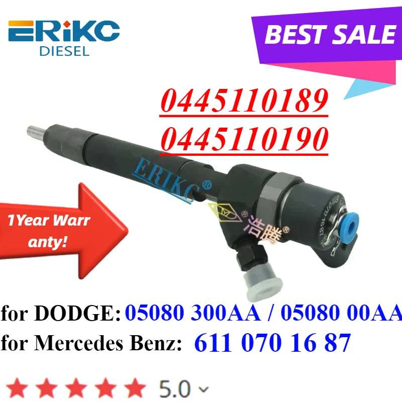 Новый 0445110190 Автоматическая топливная форсунка 0445110189 Форсунка распылителя