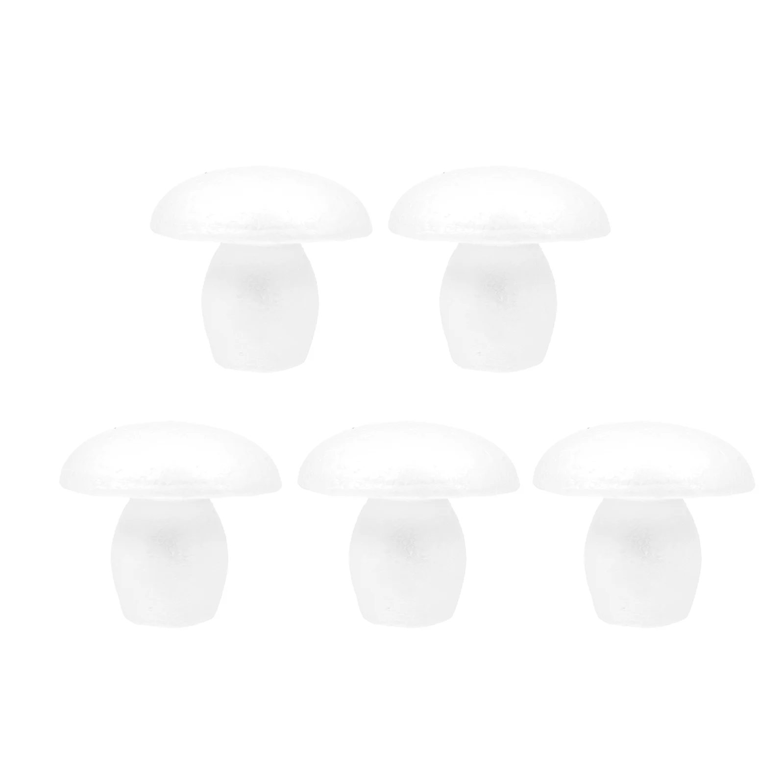 

5 Pcs Foam Solid Mushroom DIY Models Ornaments Crafts Embellishments Crafting Making School Project Painted