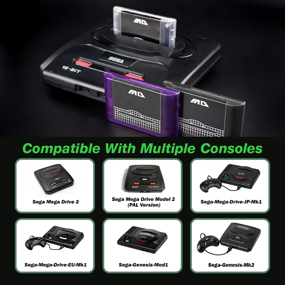 Игровая карта MD V1 3000 в 1 с картой TF 8 ГБ игровая для игровой консоли SEGA Genesis Mega Drive