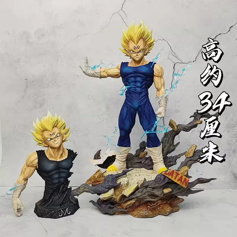 34 см Dragon Ball Demonized Vegeta Hero Belief Hb Аниме Фигурки Двуглавый Орел ПВХ Модель Статуя