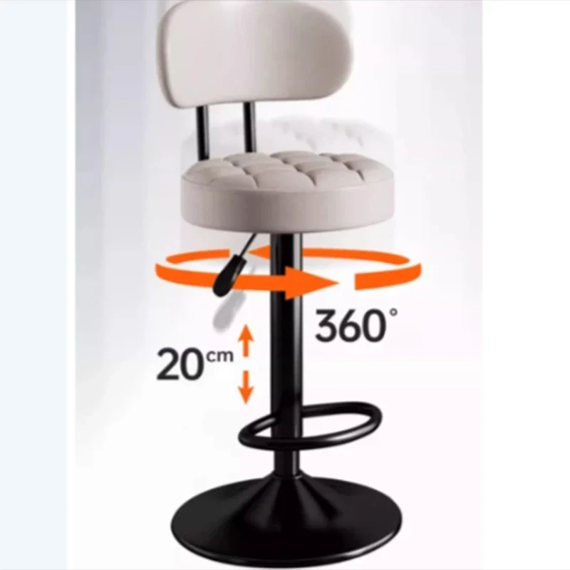 Роскошные вращающиеся барные стулья в итальянском стиле регулируемые офисные