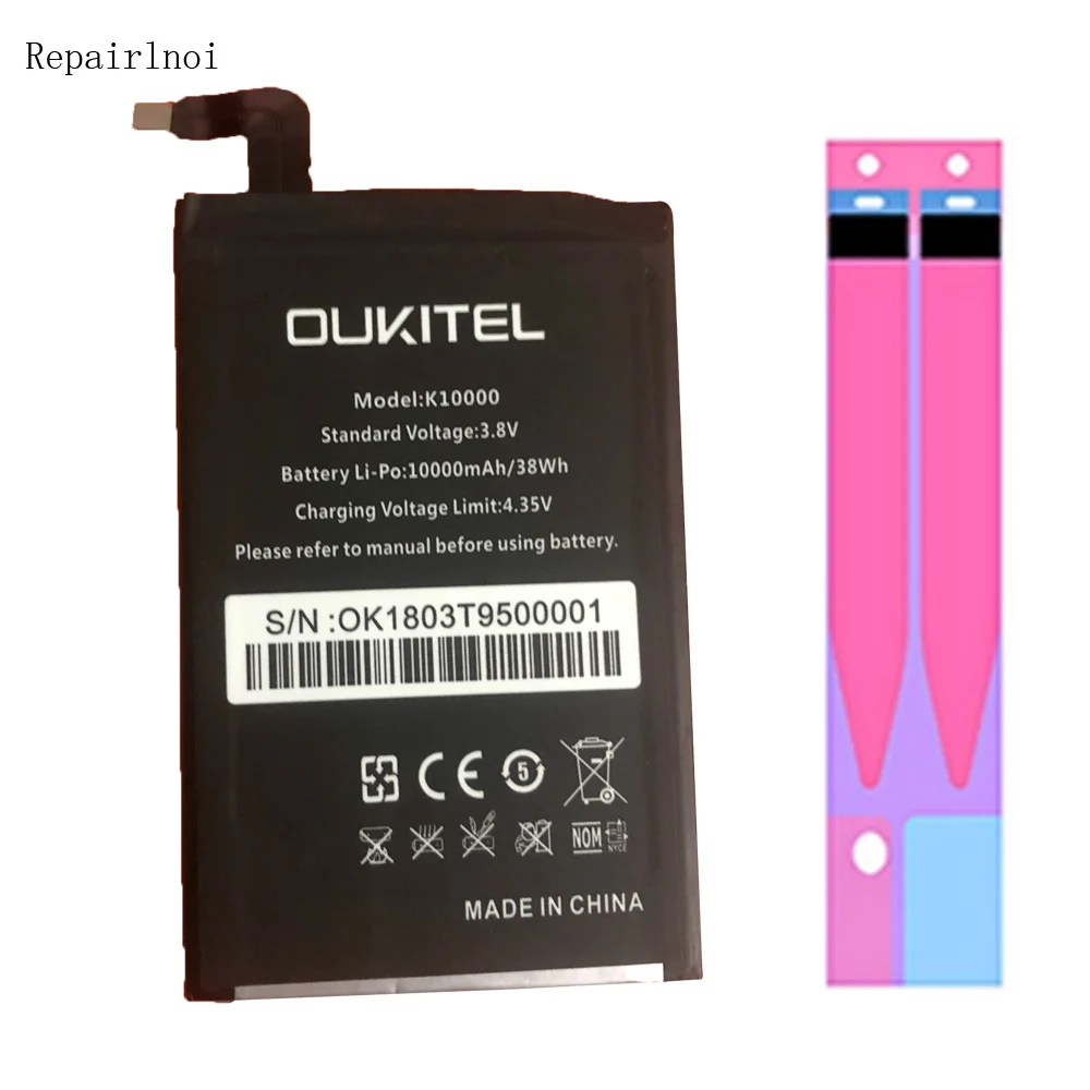 

100% NEW Original Battery For OUKITEL K10000 Batteries In Stock Smart Phone Battery High Quality