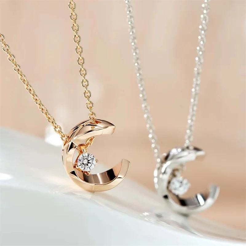 

Designer Fashion 925 Sterling Silver Jewelry 3A Cubic Zirconia Party Necklace