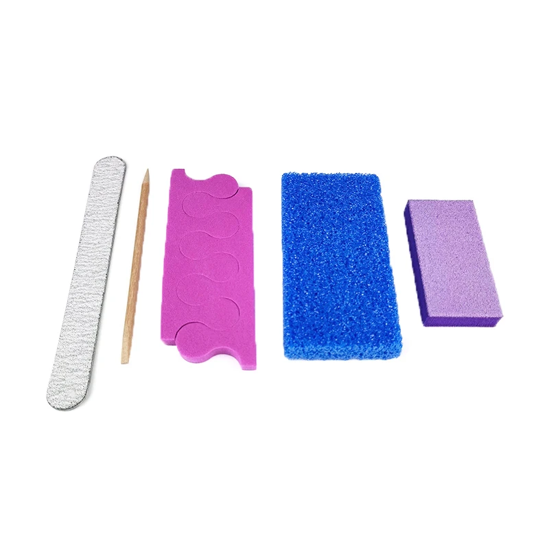 400 Sets Disposal Pedicure Kits Disposable Nail Tools Complete Gel Acrylic Nail Kit Professional Manicure Set for Fake Nail Art
