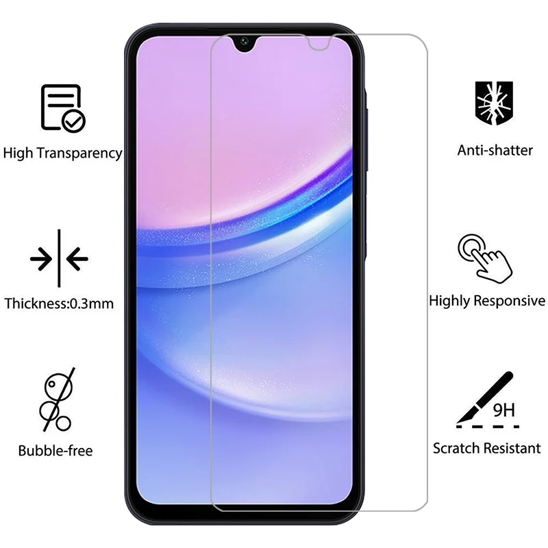 Чехол для телефона samsung galaxy a15 4g 5g закаленное стекло на samsunga15 galaxya15 a 15 15a задняя