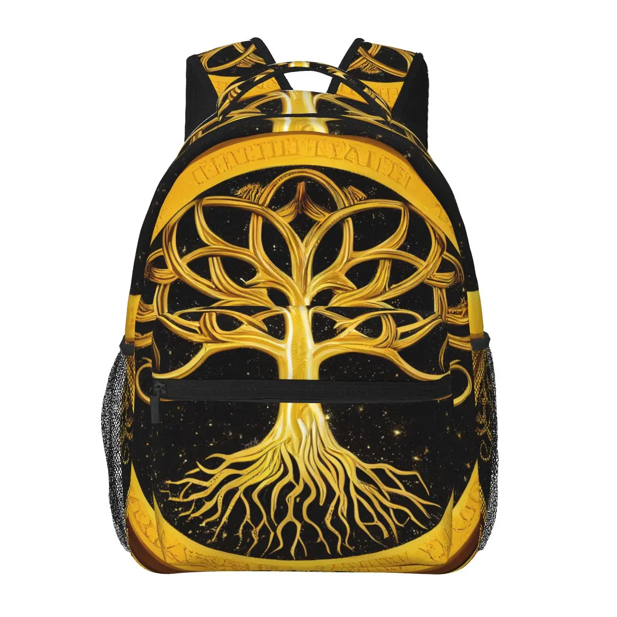 

Fashion Backpack Women Men Unisex Students Backpacks Tree Of Life Symbol Travel bag Bookbag