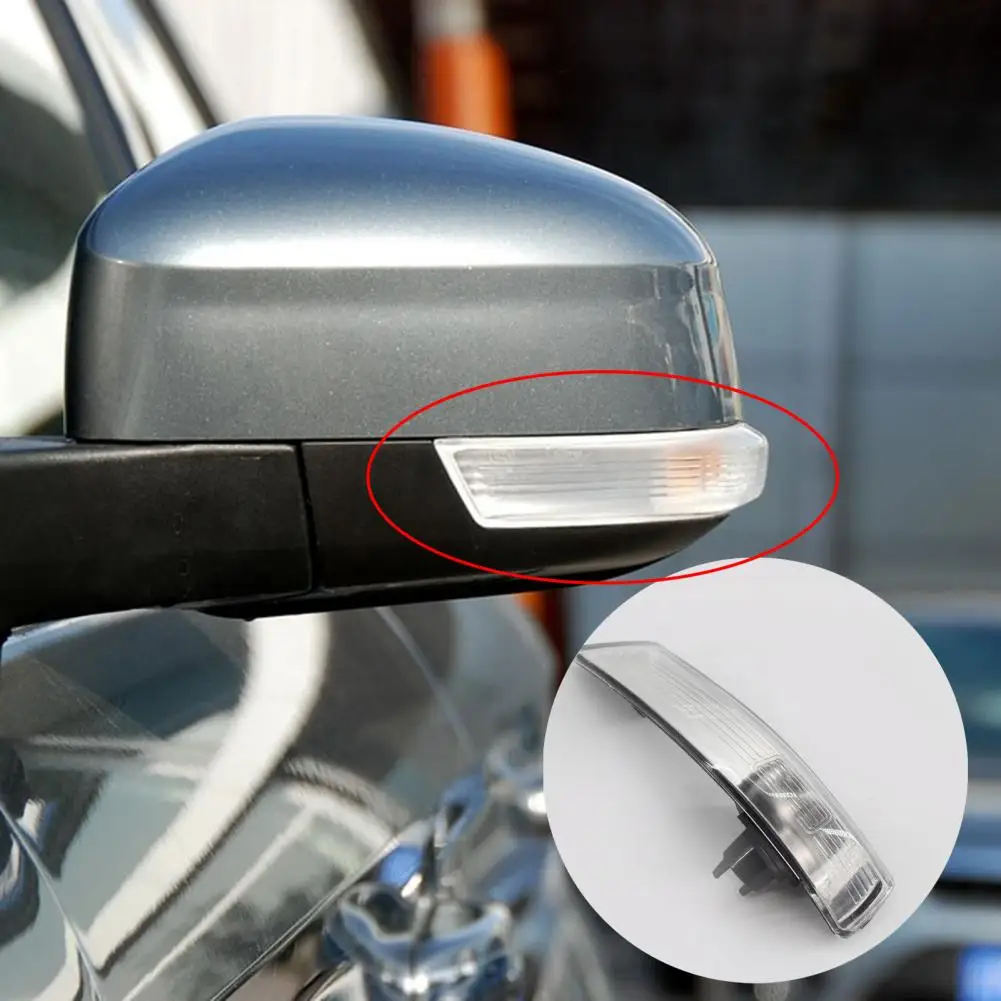 

Door Mirror Lamp Housing Easy Installation Portable Replacement Door Mirror Light Housing for Ford Focus 08-15