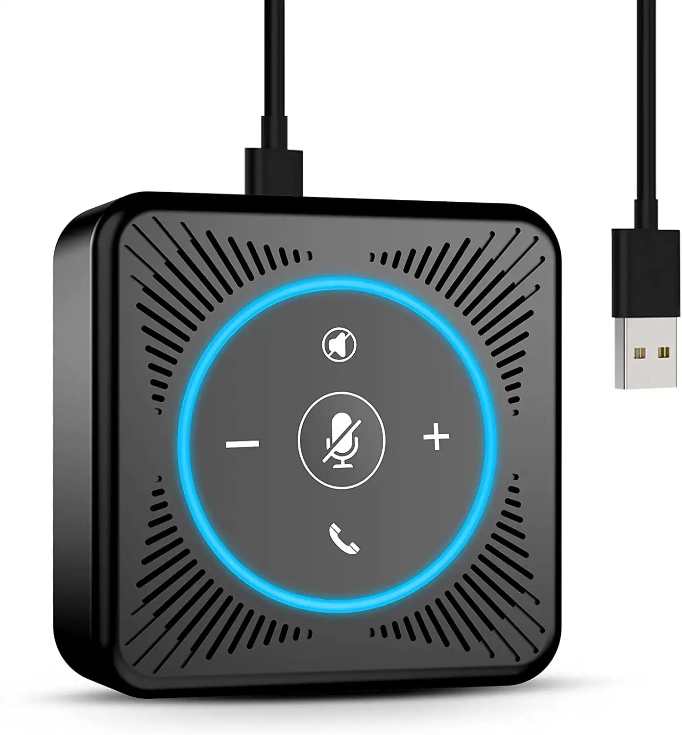 

M0 USB Conference Speaker Speakerphone People Business W/Microphones