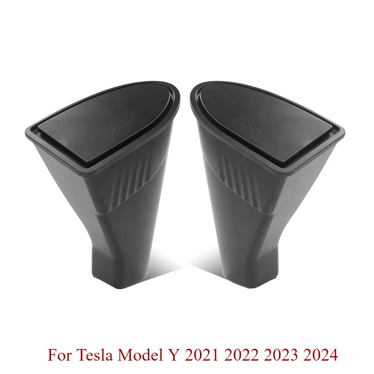 

Мусорный бак с крышкой для Tesla Model Y, передняя дверь, автоматический мусорный бак с вилкой, карманный мусорный бак для модели Y 2024 2023 2022 2021