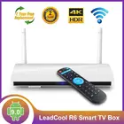 Leadcool R6 умная ТВ-приставка Android 9,0 IP TV Box Leadcool Amlogic S905W медиаплеер 4K H.265 IP ТВ-приставка Leadcool R6