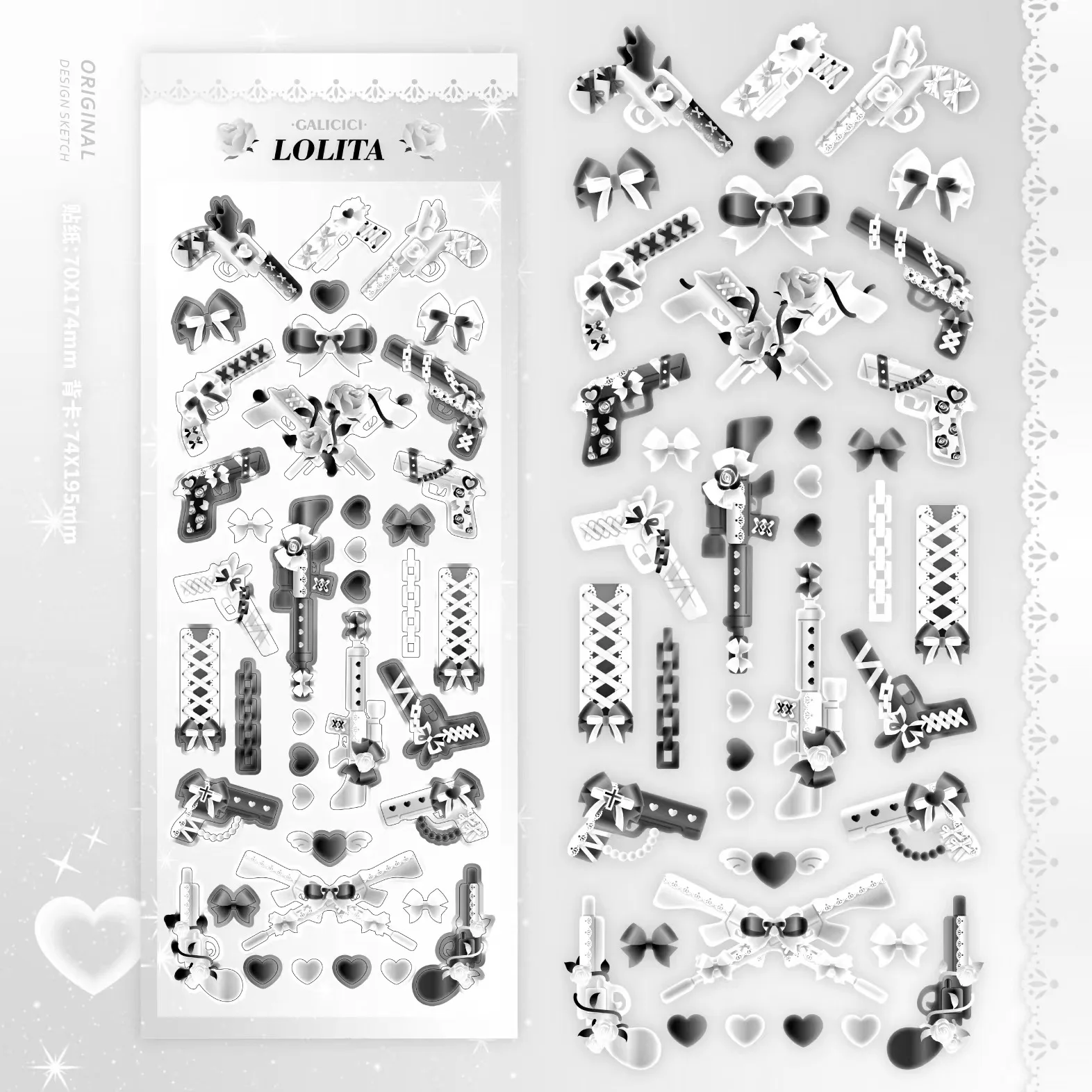 

Стикеры GaLiCiCi с пистолетом