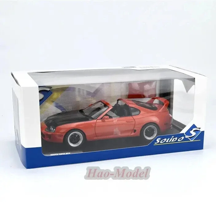 Solido 1/18 для TOYOTA SUPRA MK4 A80 литая под давлением модель автомобиля имитация игрушки
