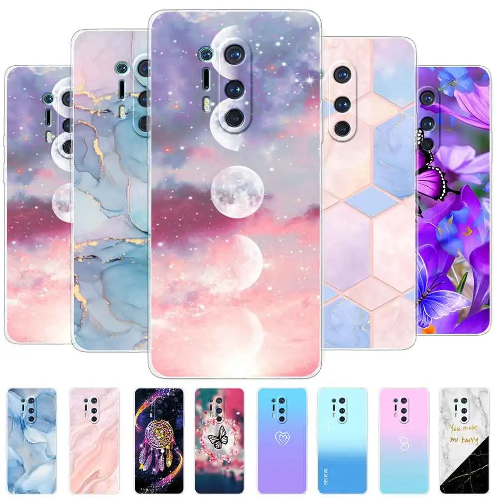 Прозрачный мягкий силиконовый защитный чехол для OnePlus 8 Pro Phone Coque или OnePlus 8 8 Pro IN2013 IN2023