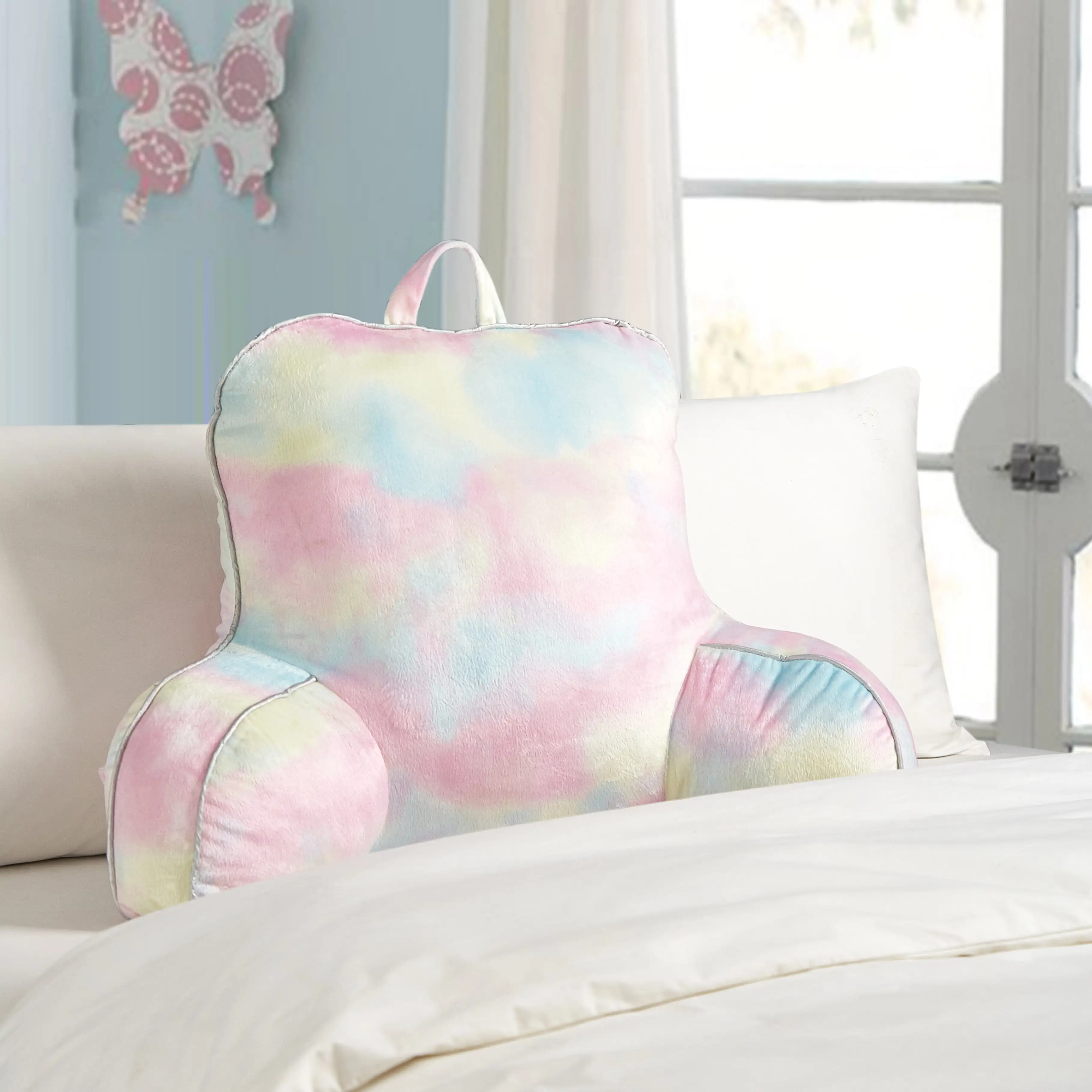 

Super Soft and Cozy Camo Backrest Pillow, Size 24" x 17", Pink