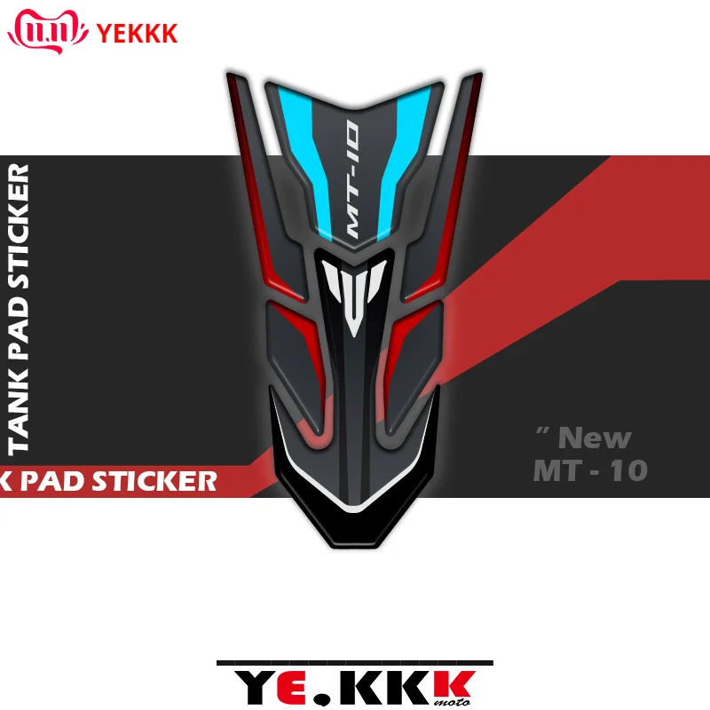 

New For YAMAHA MT-10 2022 V2 MT10 MT-10SP Tank Pad Fuel Gas Tank Pad Protector 3D Decal Stickers 2021-2023 MT LOGO