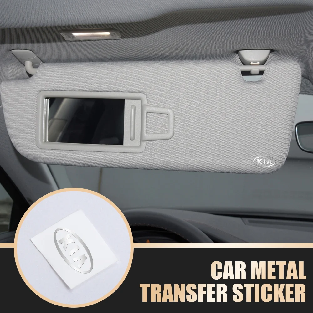 

2/5/10pcs 3D Metal Car Interior Dekoration Stickers Badges Auto Styling For Kia Sportage Rio 3 4 Ceed Picanto Soul Stonic Niro