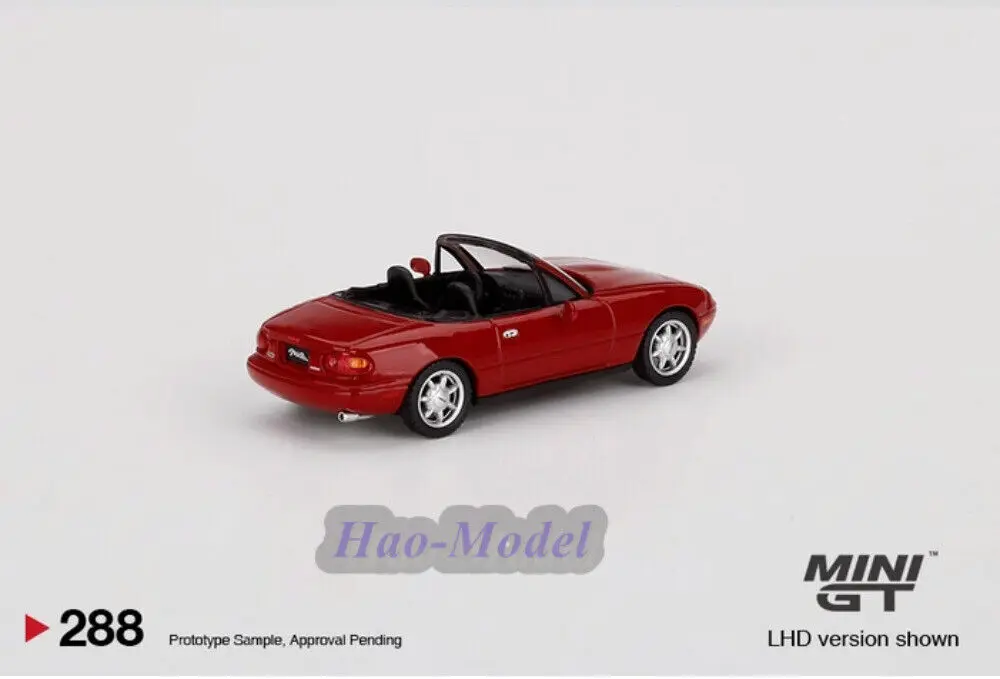 TSM MINIGT 1:64 для Mazda Miata MX5 NA Модель автомобиля из сплава литой под давлением имитация