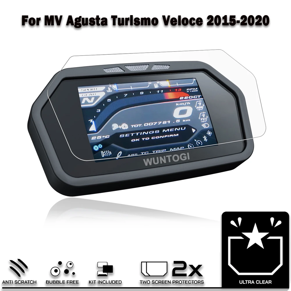 

Motorcycle Instrument Protection For MV Agusta Turismo Veloce 2015-2020 Ultra-clear Anti-glare Scratch Cluster Screen TFT LCD