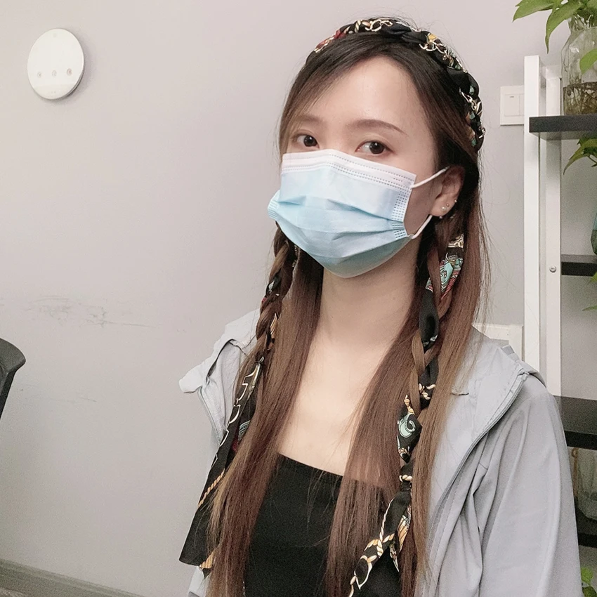 

Повязка на голову атласная с цветочным принтом, 1 шт.