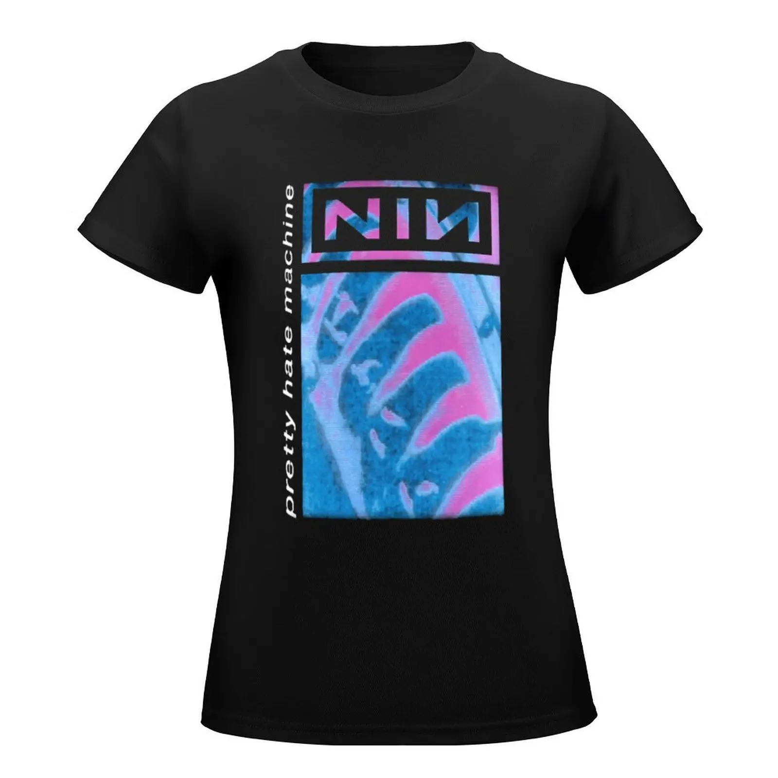 Футболка pretty nine nin machine топы женская одежда футболка для женщин