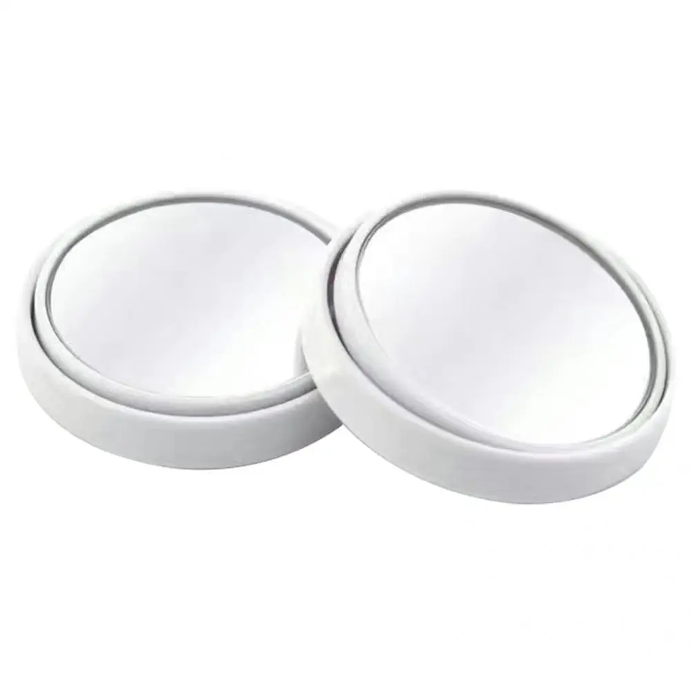 

2Pcs Useful Auto Rearview Mirror Blind Spot Mirror Rearview Auxiliary Mirror Waterproof Wide Angle