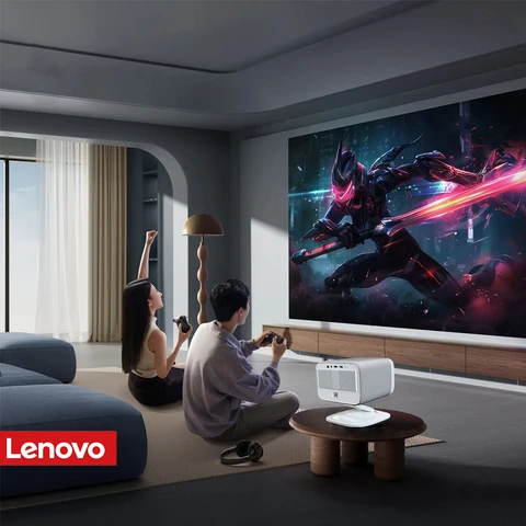 Lenovo 4K Ultra HD проектор 100P Android WIFI6 автофокус открытый Full HD видеопроектор портативный кинотеатр домашний кино PK hy300
