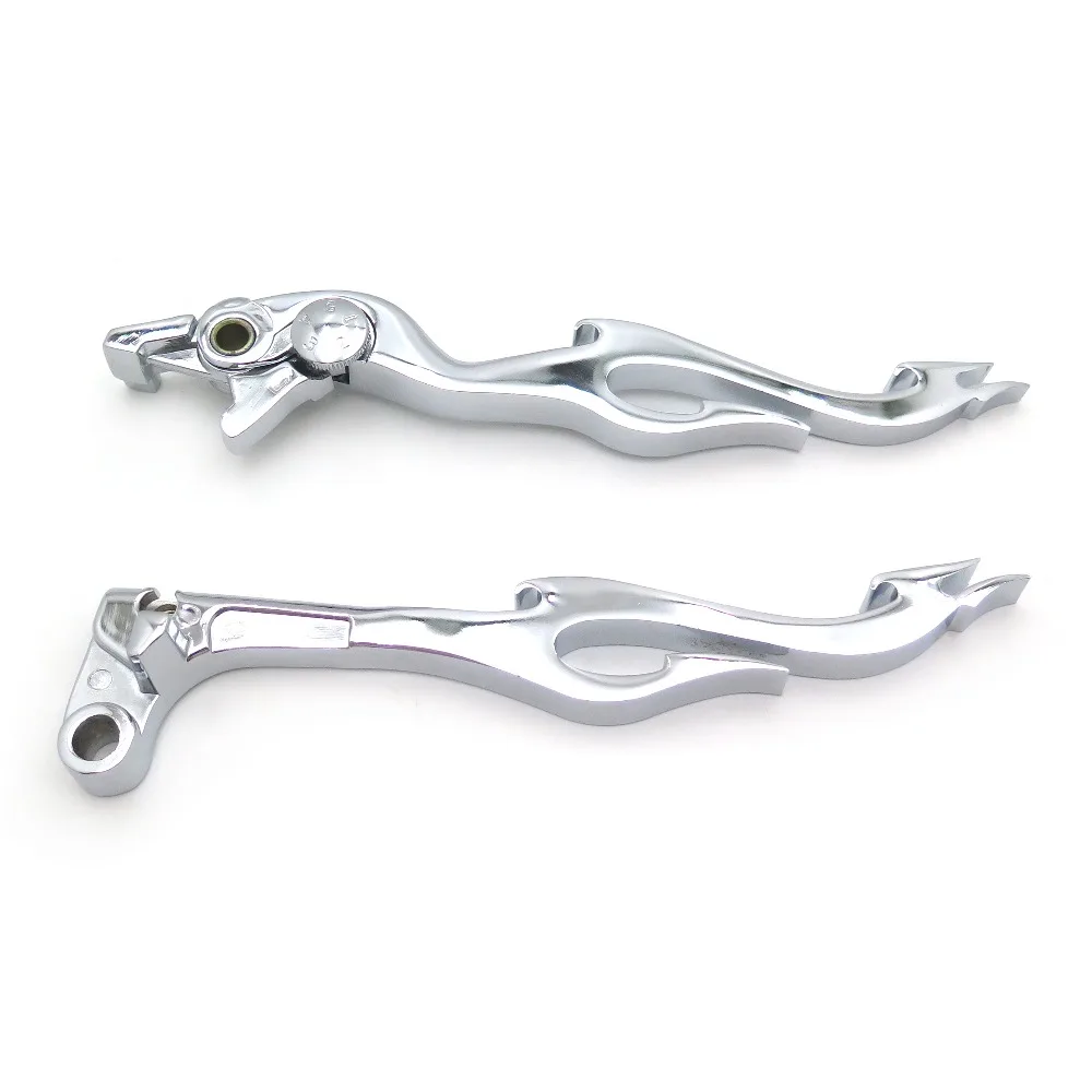 Фото Рычаг тормозной муфты мотоцикла с пламенем для Yamaha YZF 1999-2004 R1/R6, 2006-2010 R6S, 2001-2005 FZ1 FZS1000 №2