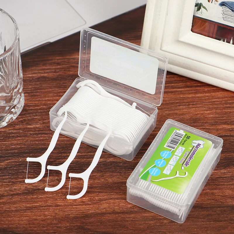 

50 шт., зубная нить для чистки полости рта