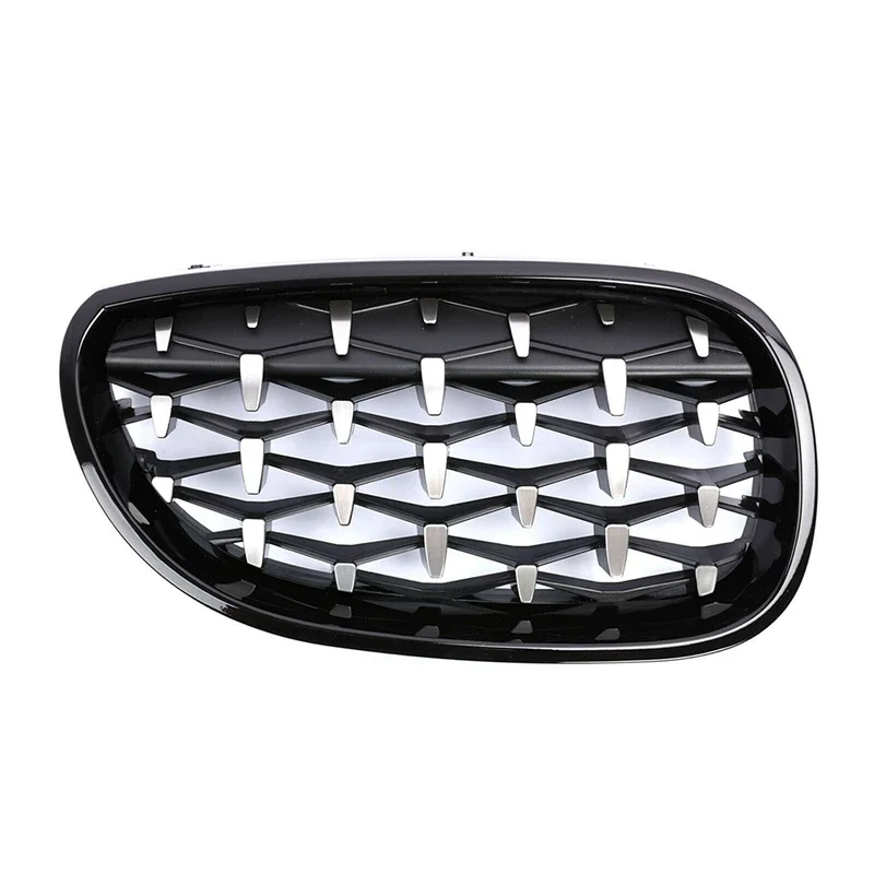 Фото Новая передняя решетка радиатора Diamond Grille для BMW E60 E61 5 серии 550I 535I M5 2003-2010 Meteor №5
