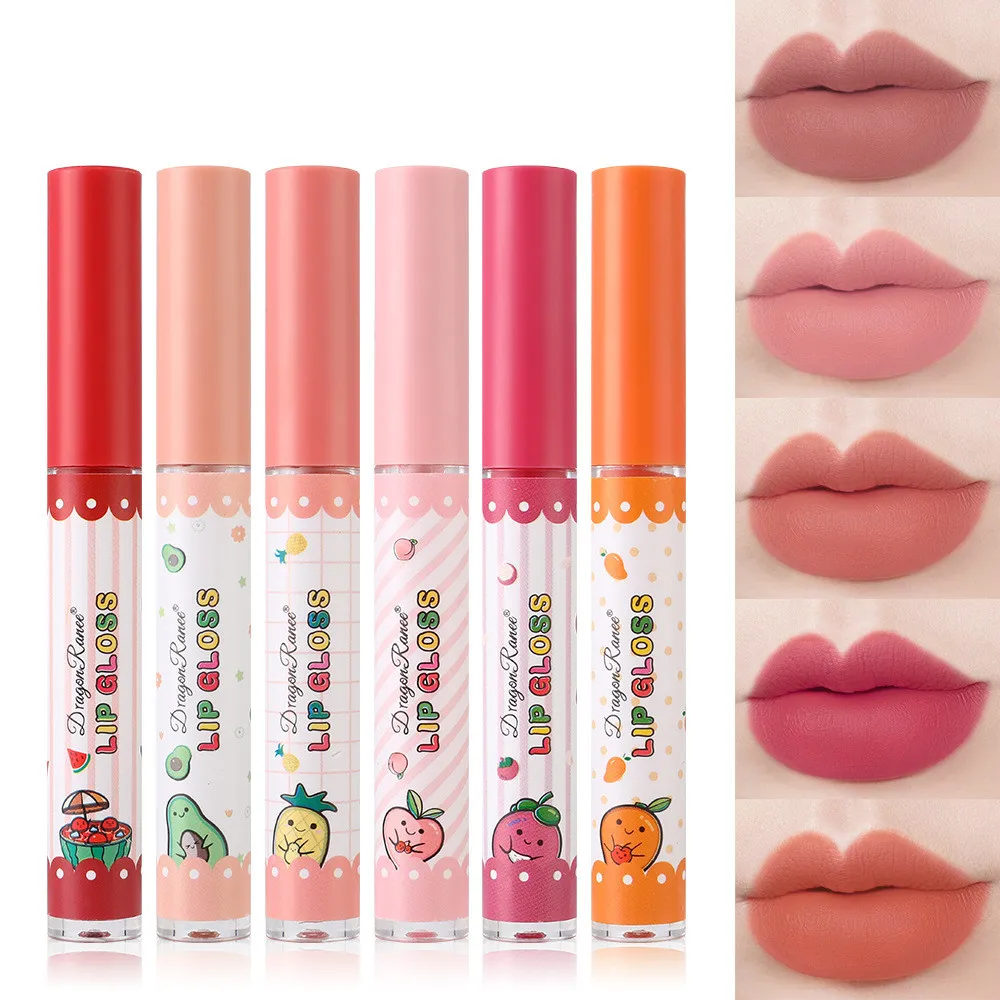

HEALLOR Matte Lip Gloss Velvet Lipstick Moisturizing Lipgloss Lasting Sexy Red Tint Waterproof Lip Glaze Makeup Korean Cosmetics