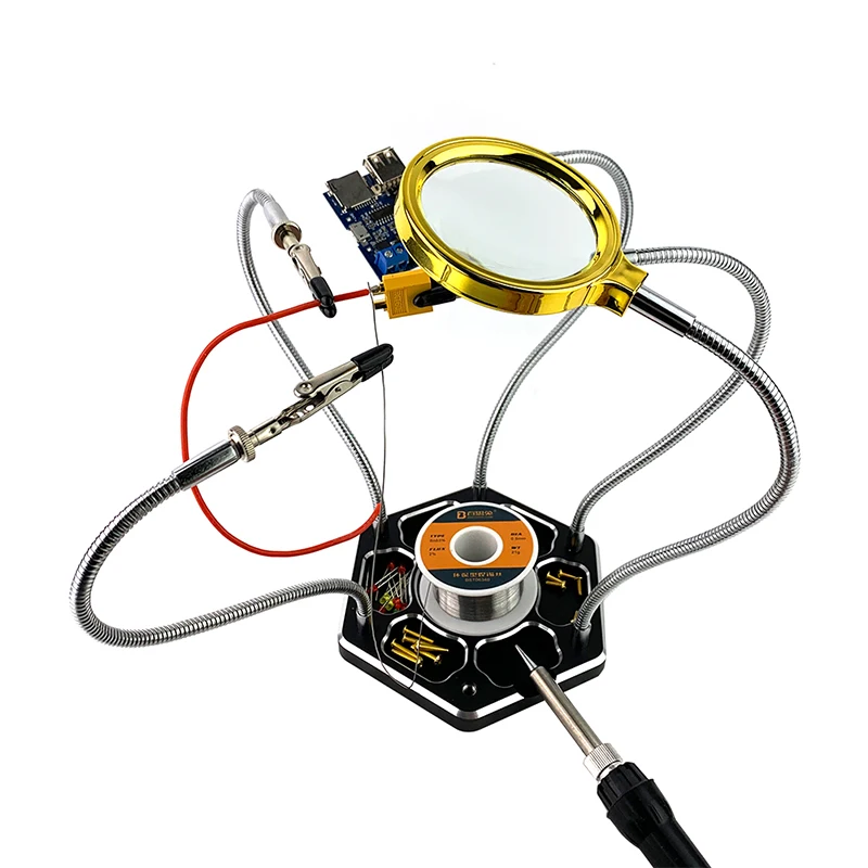 

FPV6 Third Pana Hand Soldering Multifunction Soldering Station Helping Hands Welding Repair Tool Flexible Arms