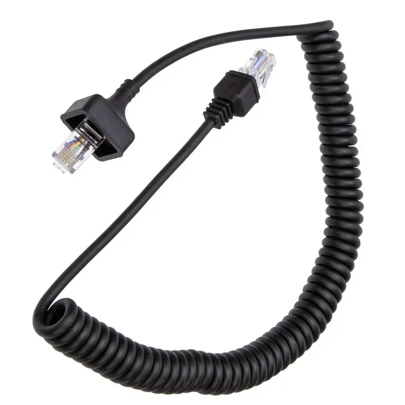 Replacement 8 Pin KMC-30 Mic Handheld Ridao Speaker Microphone PU Cable For Kenwood KMC-32 KMC-35 KMC-36 MC -59 KMC-27 Repai