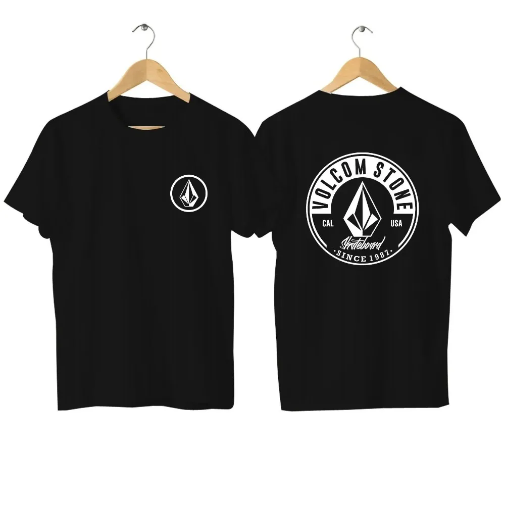 Футболка Volcom Stone трендовая мужская и женская футболка летняя хлопковая большого