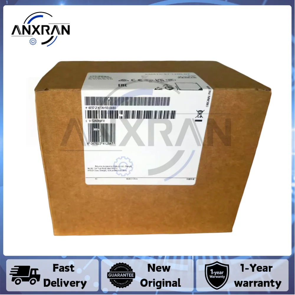 Фото Новый оригинальный модуль ПЛК Siemens 6ES7214-1AH50-0XB0 6ES72141AH500XB0 SIMATIC S7-1200 G2 CPU 1214C DC/DC/DC
