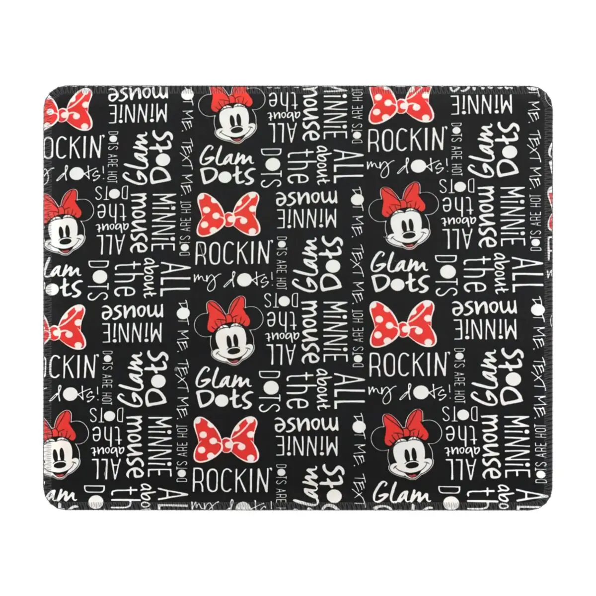 Пользовательский Коврик для мыши с Микки Маусом и Минни аниме геймерский коврик