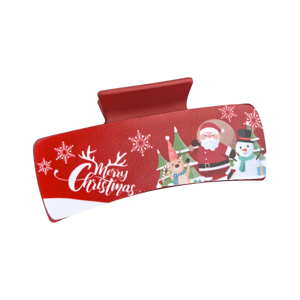 Рождественский пластиковый зажим для волос нашивка шпилька с допамином