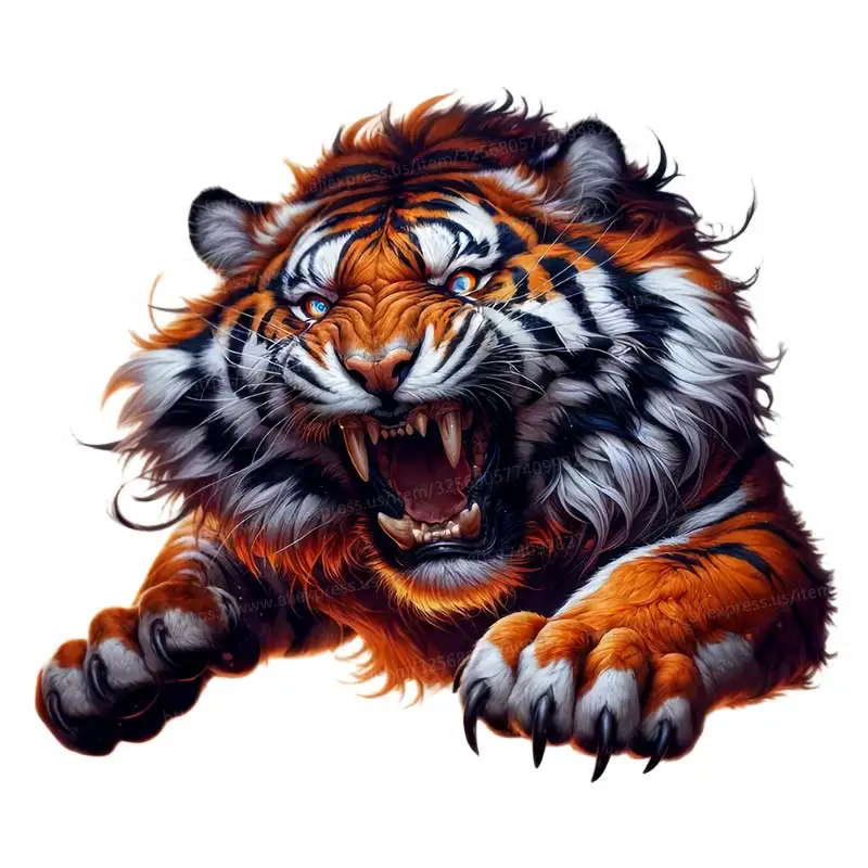 

Автомобильная наклейка «Люрой тигр», виниловая наклейка, водостойкая наклейка на заднее окно, мотоцикл, кемпер, бампер, украшение для ноутбука, SH591