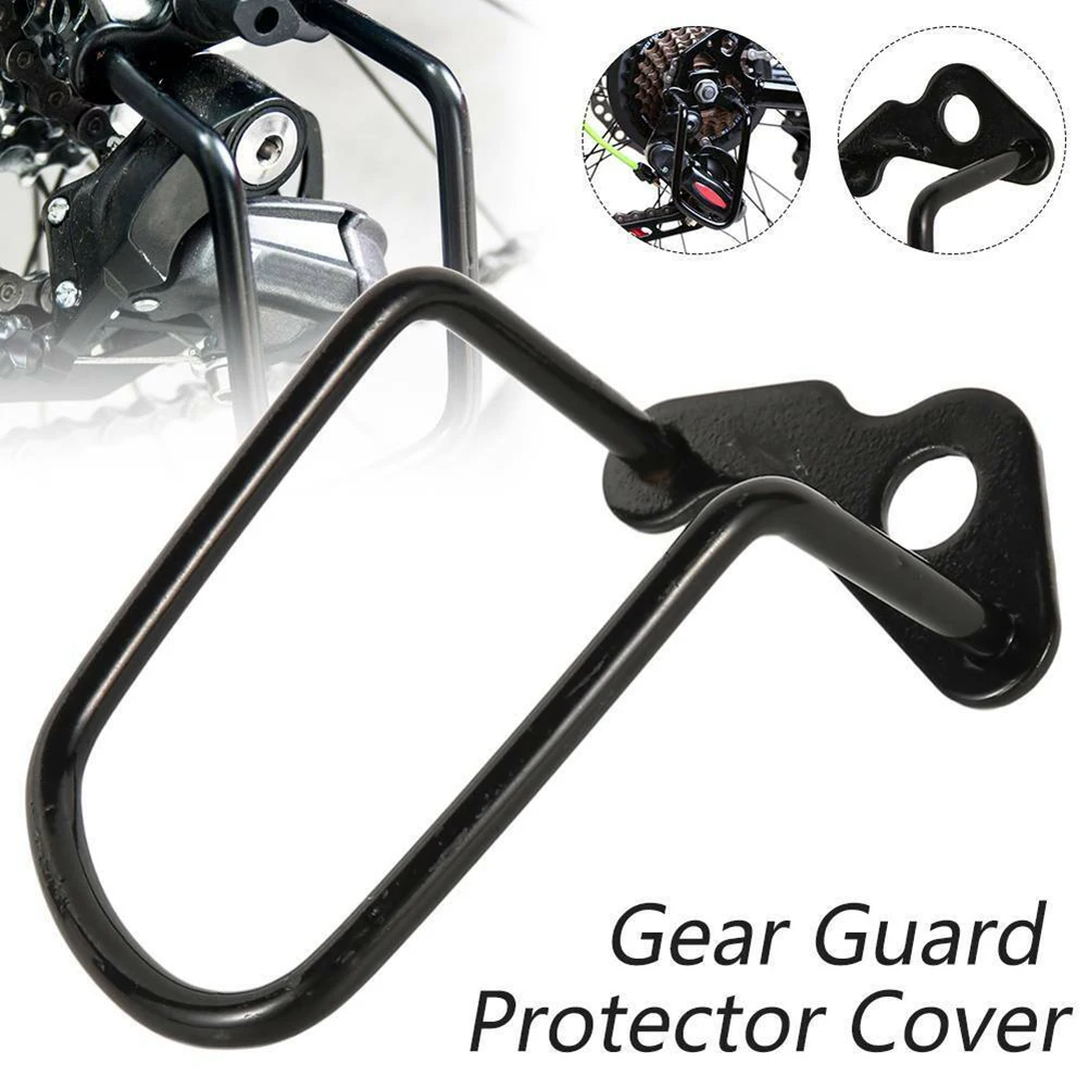 

MTB Road Bike Rear Gear Derailleur Protector Cover Rear Derailleur Chain Guard Hanger Bicycle Iron Frame Protector Accessories