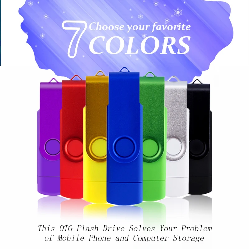

OTG Pen Drive флеш-диск USB 2,0 4 ГБ 8 ГБ 16 ГБ 32 ГБ 64 Гб USB карта памяти, Флеш накопитель 3 в 1 OTG Flash Disk для смартфона Android