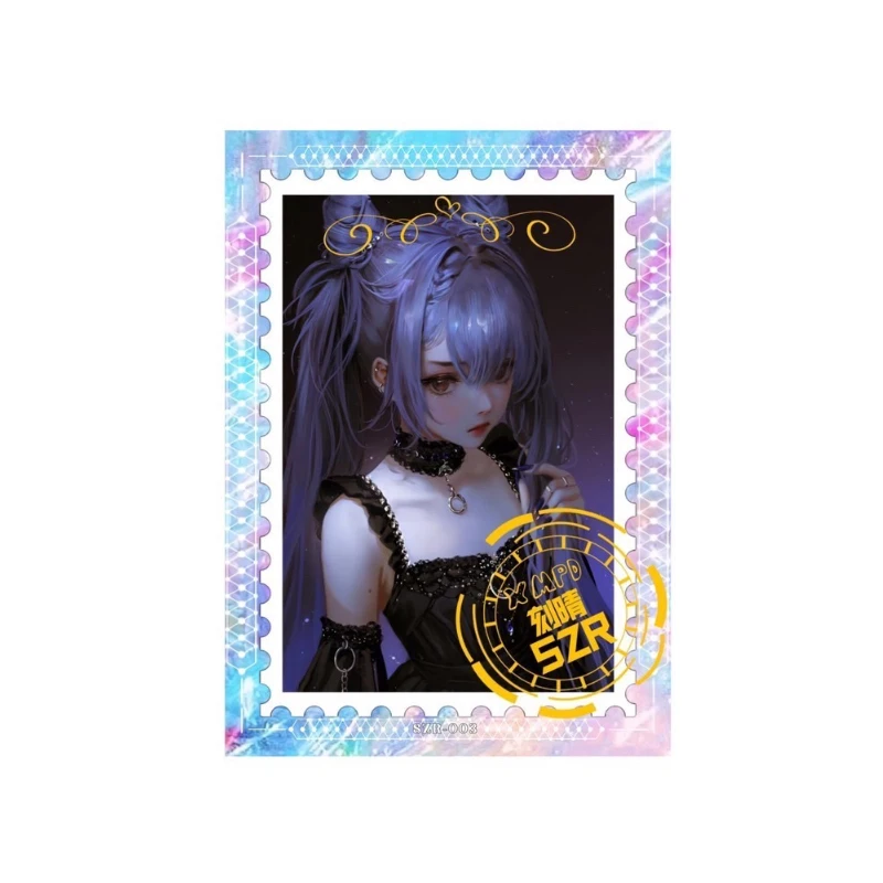 Коллекционная карточка с изображением героев аниме богини максимы и Мико