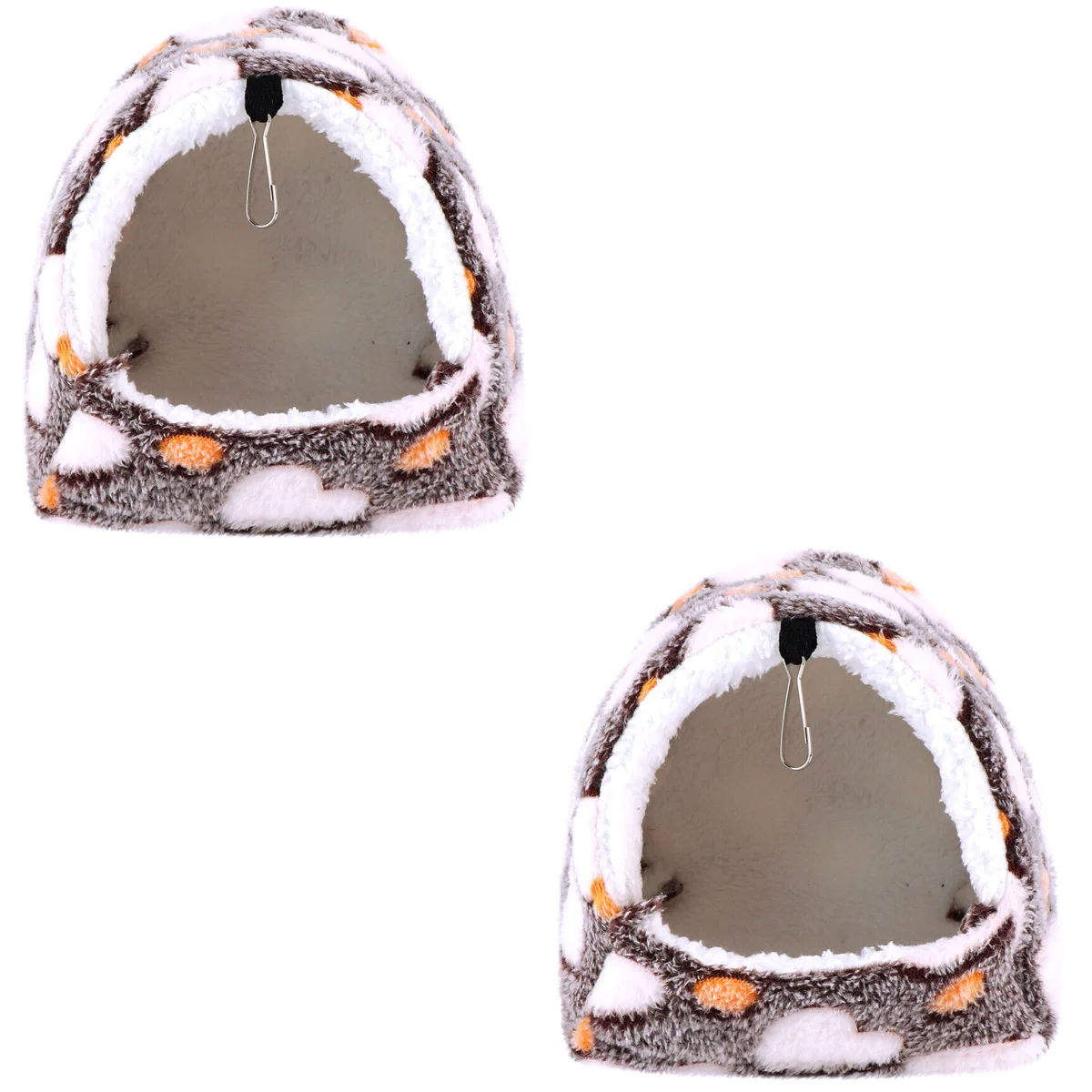 

2pcs Winter Pet House Warm Hamster Bed Wall Mount Hamster Bed Hamster Hammock For Warmth