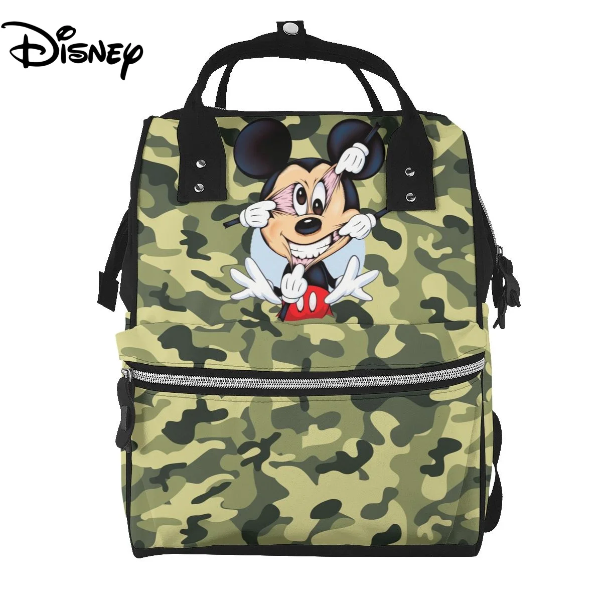 

2022 Disney Large Capacity Mummy Bag Mickey Baby Diaper Bags Maternity Waterproof Backpack Stroller Nappy Bag for Outdoor Travel