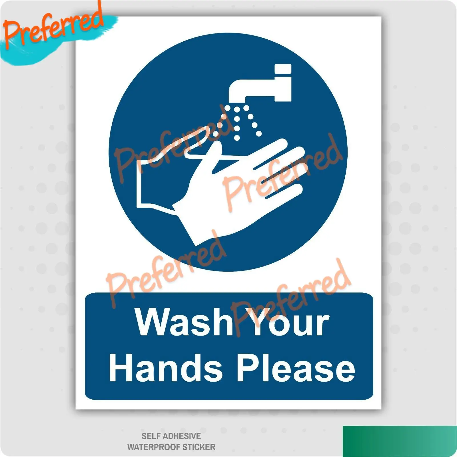 

Автомобильная наклейка предупреждение стирать руки пожалуйста наклейка s безопасность знаки гигиена бизнес виниловая наклейка бампер, тел...