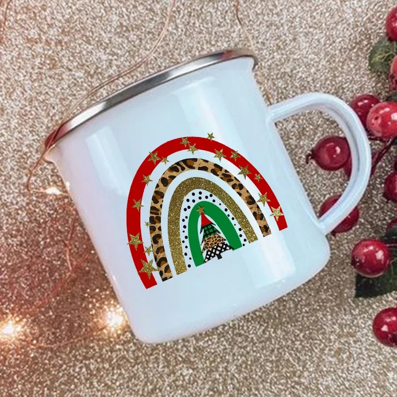 Рождественская Детская кружка с забавным принтом искусственная какао кофейная