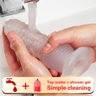 Насадка На пенис для анального секса блестящая Мужская прозрачная насадка на пенис мягкая анальная пробка безопасные секс-товары для пар