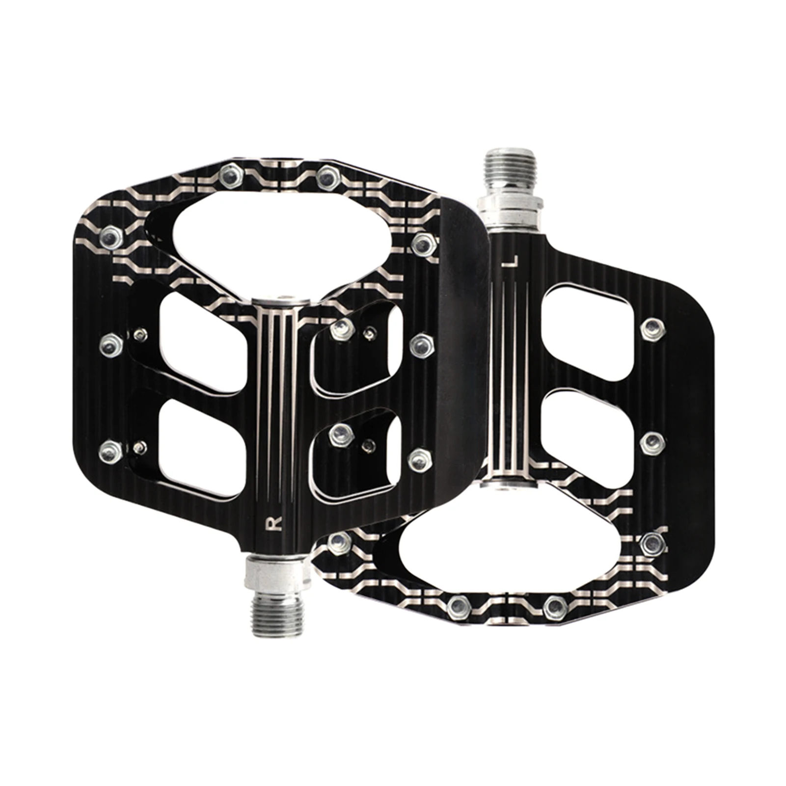 

2pcs Universal Easy Install Durable Bike Accessories Bearing Urban Commute Aluminium Alloy Bicycle Pedals Riding Anti Slip