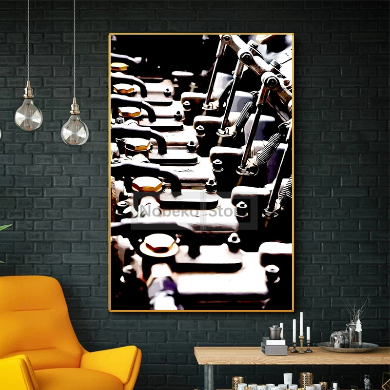 Постер для коллекций автомобилей V6 V8 Twin V-Twin motors