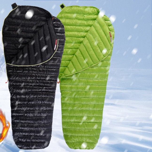 

Ultralight Outdoor Camping Goose Down Mummy Sleeping Bag Three-Season Down Sleeping Bag Outdoor Lazy bag duck down Sleeping Bag