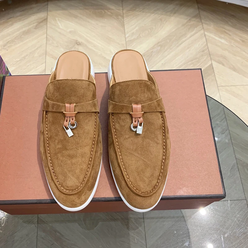 Italy Flats Loafers Shoes for Women 2023 Designer Luxury Mules,Brand Mocasines Flat Slippers Walking Trendy Female Large Size